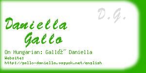 daniella gallo business card
